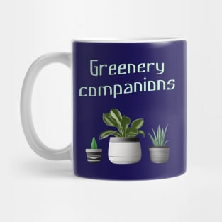 Botanical Bonds: Greenery Companions! Mug